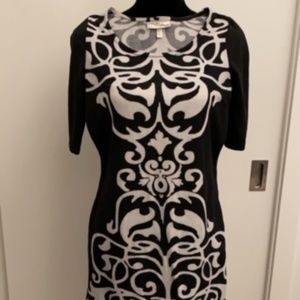 Brocade Sweater Dress